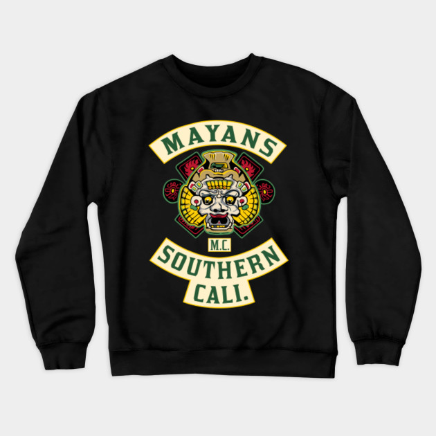 Patch Of The Mayans Back And Front Print